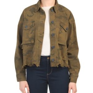 Havana camo military jacket junior size S